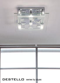 Destello Crystal Ceiling Lights Diyas Flush Crystal Fittings Destello Crystal Ceiling Lights Diyas Flush Crystal Fittings